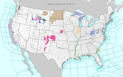 Lluvias moderadas alivian sequía en el noroeste: un sistema del Pacífico llevará precipitaciones a Oregón y Washington, sin riesgo grave de inundaciones