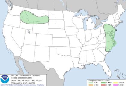 Lluvias y tormentas eléctricas en el Medio Oeste: chubascos y actividad eléctrica aislada se esperan en Illinois e Indiana, con vientos locales fuertes