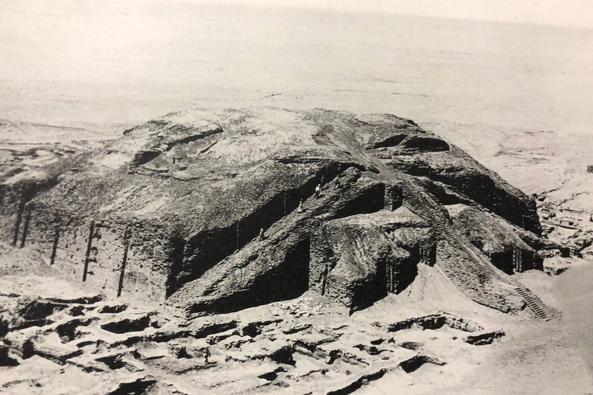 Lo confundieron con una montaña y resultó tratarse del Gran Zigurat de Ur