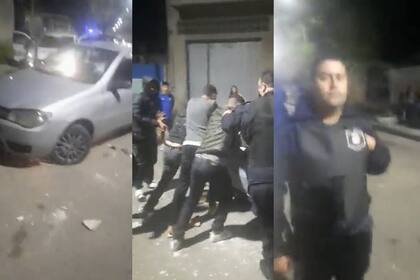 “¡Lo dejaron tirado y le seguían tirando!”, se le escucha gritar a una mujer en uno de los videos difundidos