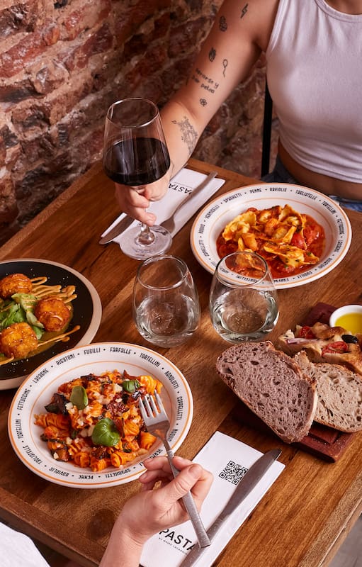 Lo interesante de estos restaurantes es poder probar de primera mano las especialidades de pastas tal cual sus creadores las soñaron.
