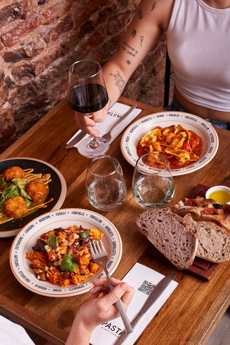 Lo interesante de estos restaurantes es poder probar de primera mano las especialidades de pastas tal cual sus creadores las soñaron.