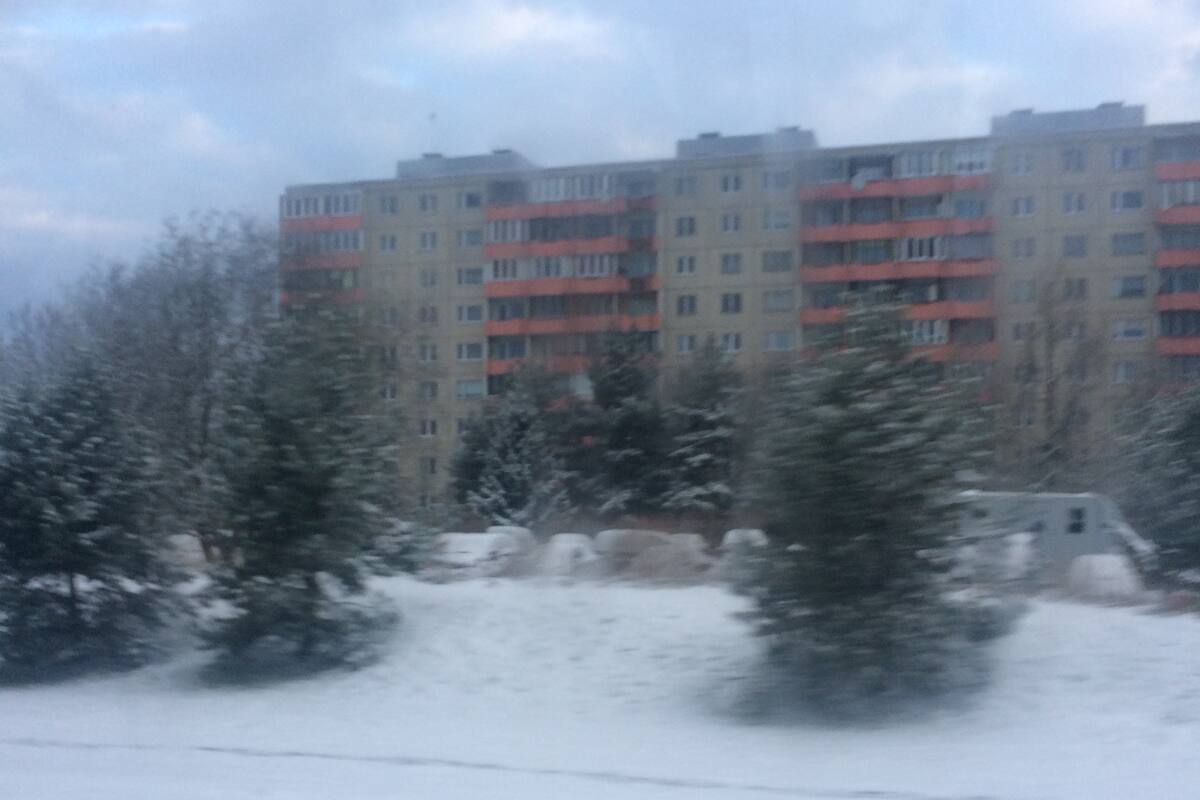 Lo poco que llegó a ver la cronista de Rusia desde el bus