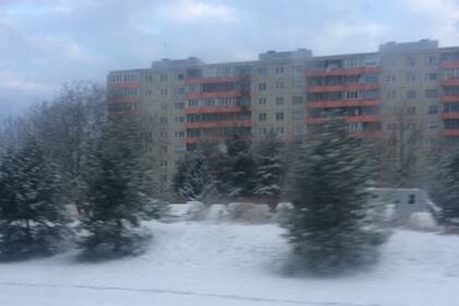 Lo poco que llegó a ver la cronista de Rusia desde el bus
