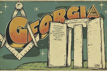 Lo poco que se sabe es que en 1979, un señor identificado como Robert C. Christian le pidió al presidente de una empresa productora de granito, Joe H. Fendley, la construcción de la escultura y mantener en secreto el proyecto.