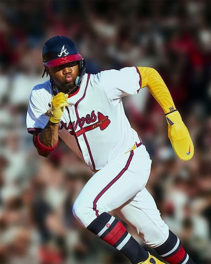 Lo que caracteriza a Ronald Acuña como jugador es su fuerza abdominal que le permite golpear la pelota con mayor potencia