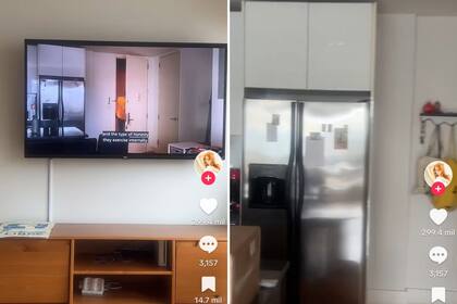 Lo que la hizo descubrir las similitudes fue el sector de la cocina de su casa