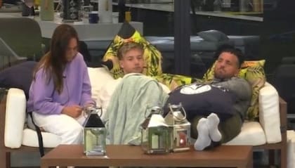Lo que quedó del grupo de Los Monitos: Martina, Nacho y Juan (Captura de TV)