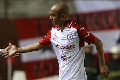 Lobo Ledesma, en el último Argentinos-Boca