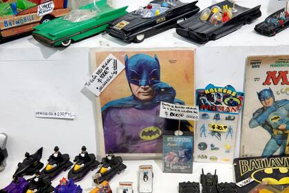 Batman es otro de los personajes codiciados en el local de coleccionismo; los otros dos son He-Man y los protagonistas de Star Wars