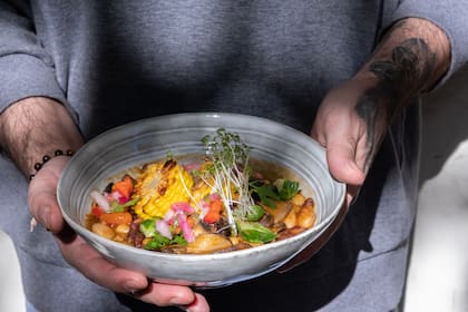 Locro vegano.