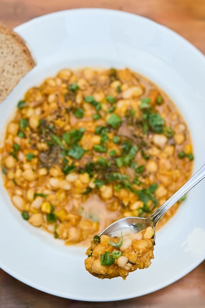 Locro vegano en Le Pain Quotidien