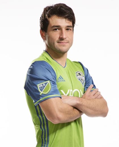 Lodeiro, con la camiseta de su nuevo equipo, Seattle Sounders