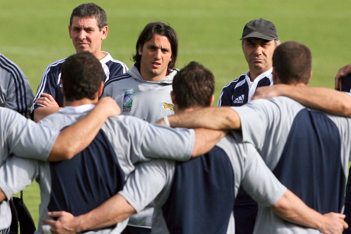 Loffreda y Pichot en el equipo del 2007