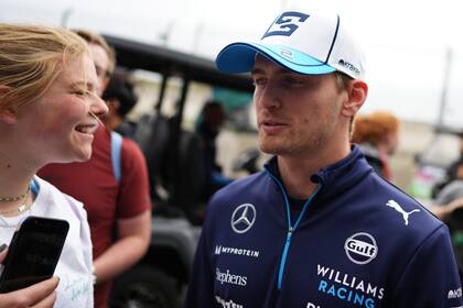 Logan Sargeant, durante su etapa como piloto de F1 de Williams; lo reemplazó el argentino Franco Colapinto