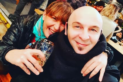 Lola Cordero y Alexis Puig, en un posteo de julio de este año