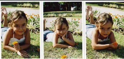 Lola de pequeña.