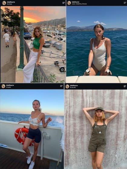 Lola-Fleur Whittaker presumía vacaciones lujosas alrededor del mundo