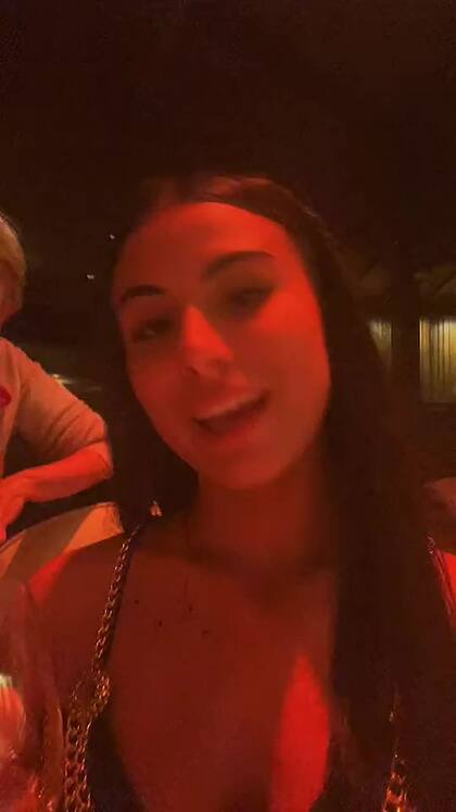 Lola, la hija de Jorge Lanata hizo varios videos de la fiesta para TikTok