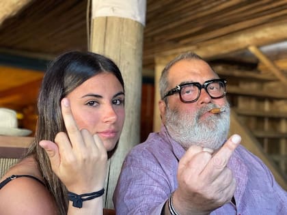 Lola Lanata junto a su padre (Foto/Instagram: @lolitalanata)