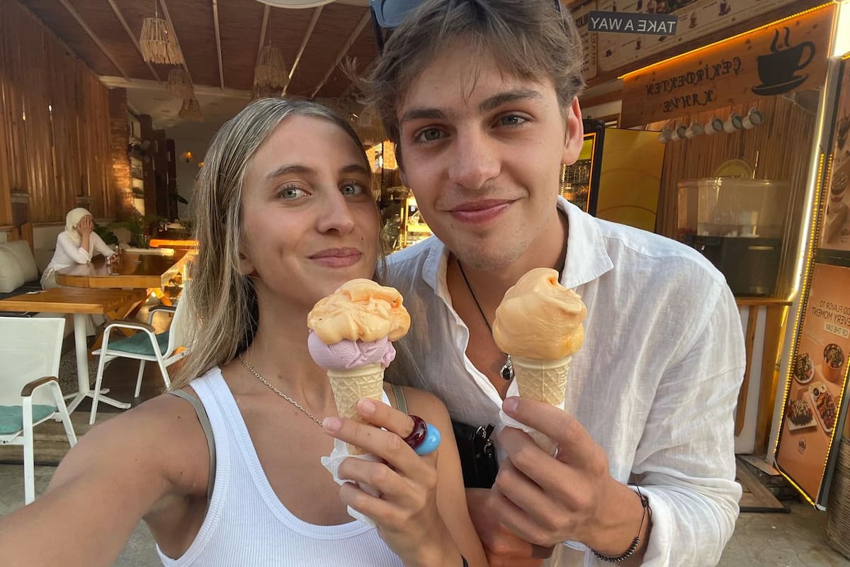 Lola Malm Green y Benicio Gravier, un amor que nació en el colegio, superó la distancia y se consolidó con la familia (Foto: Instagram @lolamalm_)