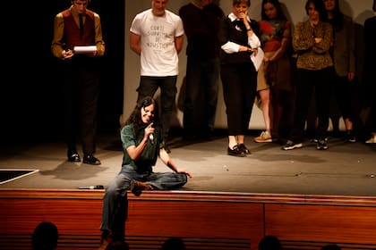 Loli Molina cantó a capela en el Malba