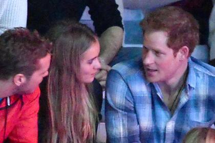 Cressida Bonas junto al príncipe Harry en marzo de 2007 en Londres.
