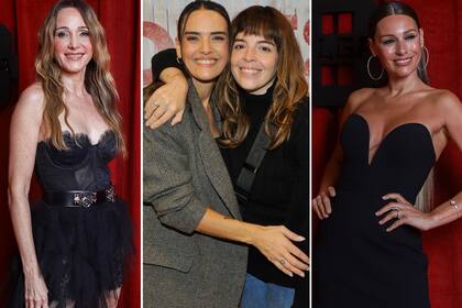 Looks llamativos, abrazos y besos