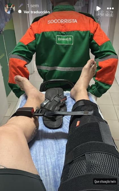 Lopes Filho recibió rápida atención médica para luego ser operado