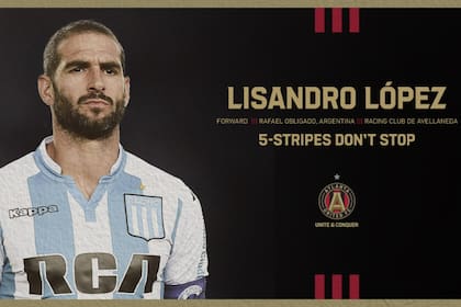 López fue presentado en Atlanta United