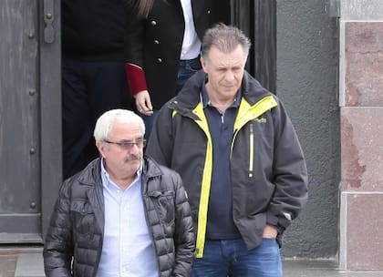 Cristóbal López y Sanfelice, en el mausoleo de Néstor Kirchner