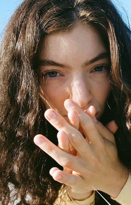 Lorde, cantante neozelandesa.