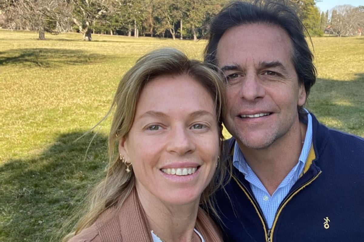 Lorena Ponce de León y Luis Lacalle Pou