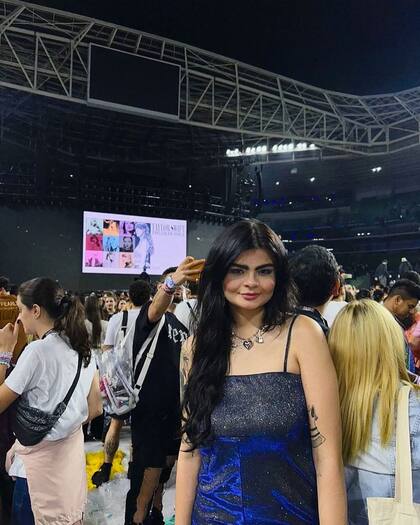 Lorena Severino compartió imágenes del concierto de Taylor Swift en San Pablo