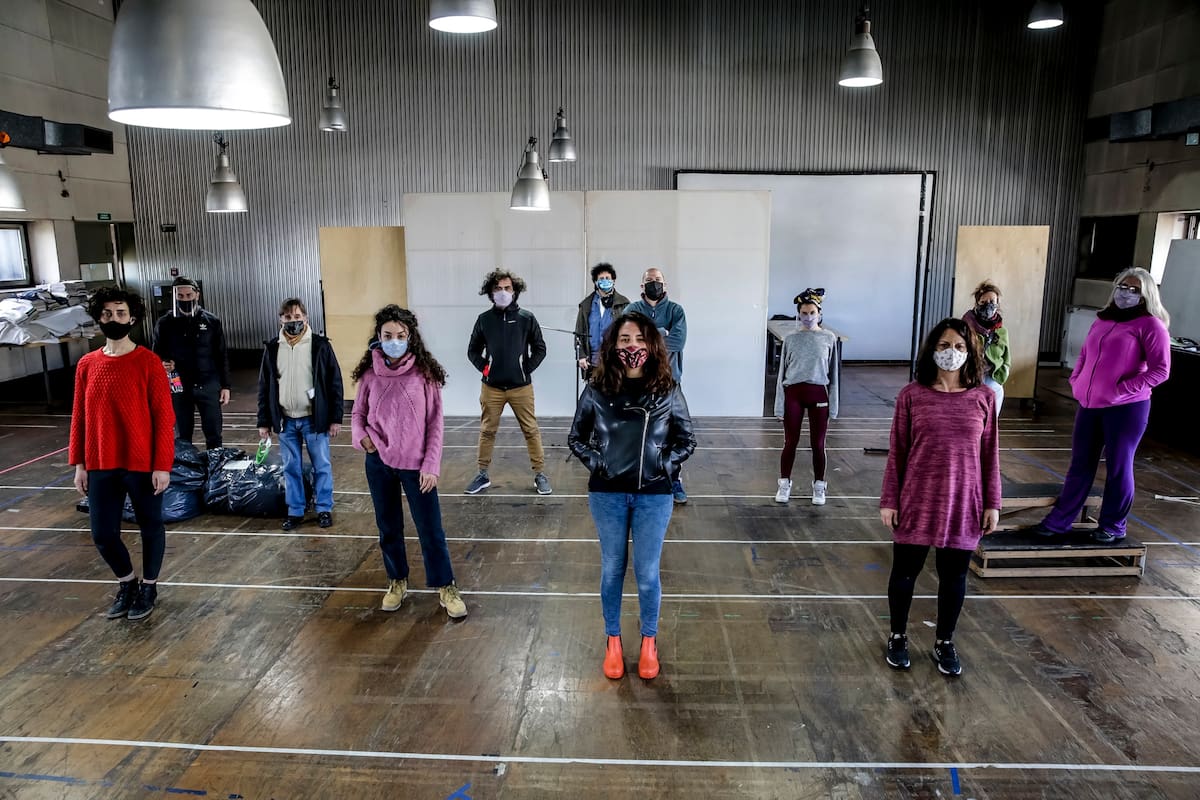 Lorena Vega, las sensaciones extrañas de volver a un teatro.