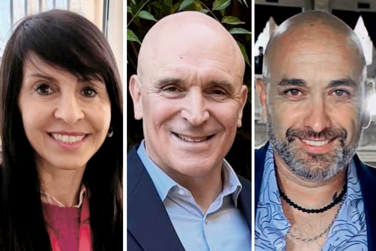 Lorena Villaverde, José Luis Espert y Claudio Cicarelli