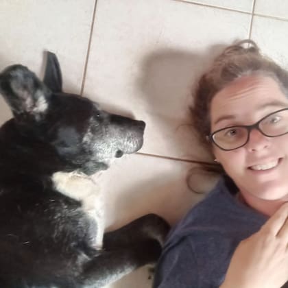 Lorenza se ganó el cariño de todos los voluntarios del refugio.