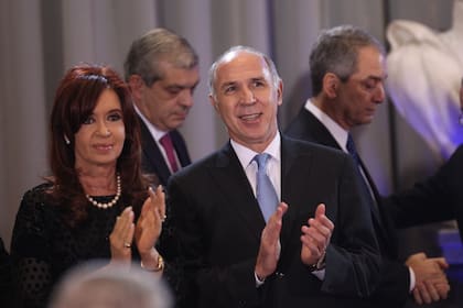 Lorenzetti junto a Cristina Kirchner en 2020