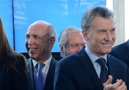 Lorenzetti y Macri anteayer en Tecnópolis; el vínculo se tensó tras el fallo sobre el gas