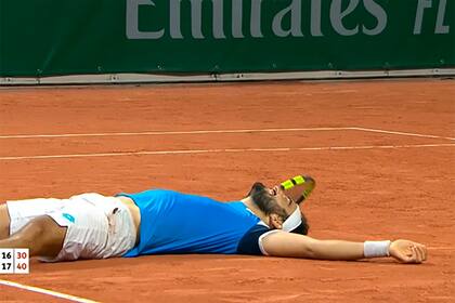 Lorenzo Giustino. El ganador del segundo partido más largo de la historia de Roland Garros será el próximo rival de Schwartzman