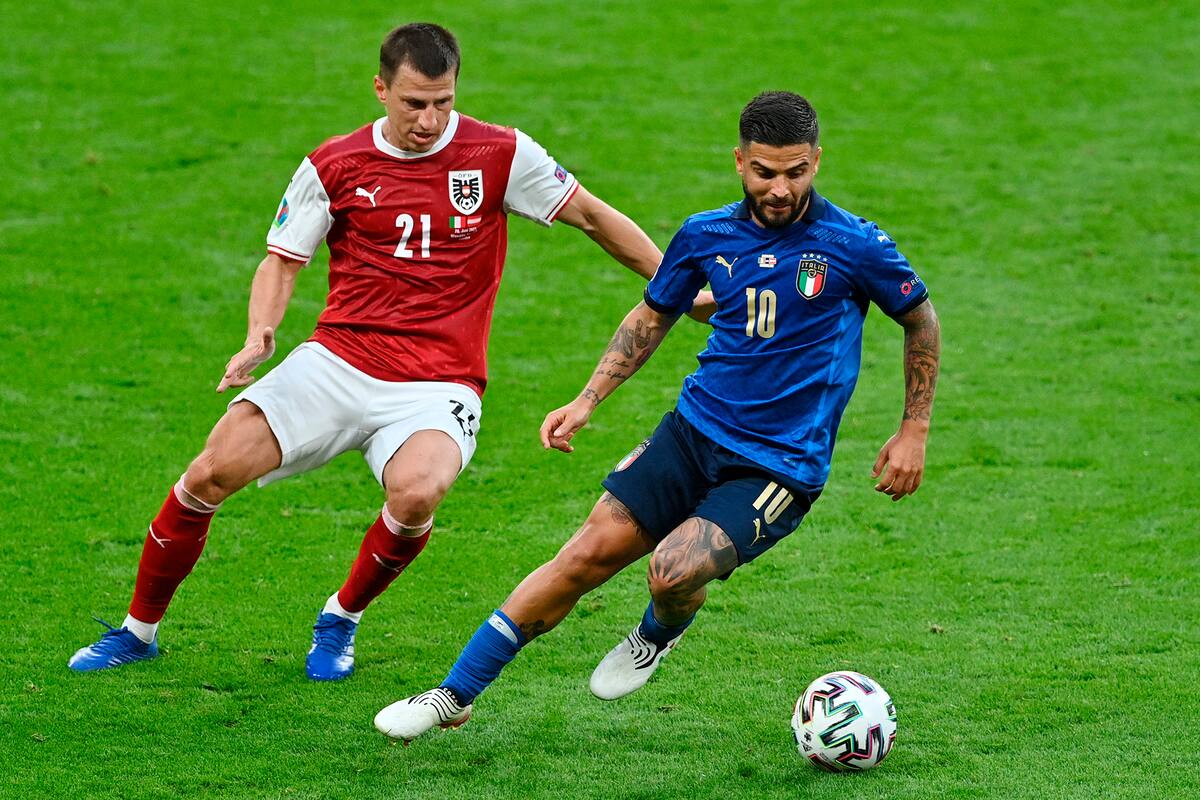 Lorenzo Insigne, una de las figuras de Italia en la Eurocopa; espera ser clave en el partido ante España por un pasaje a la final