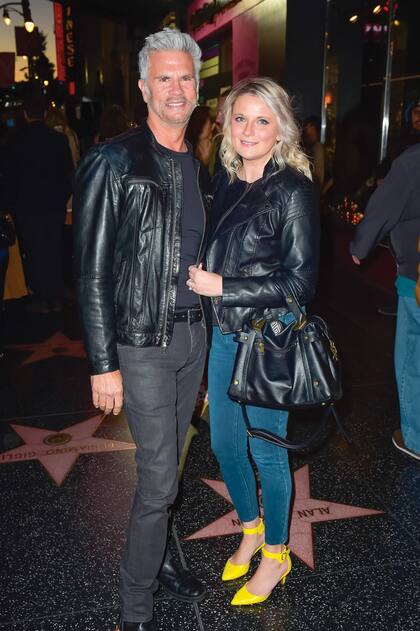 Lorenzo Lamas y Kenna Scott en noviembre de 2022