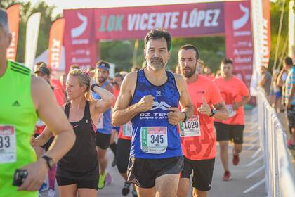 Los 10k de Vicente López, cerca del río.