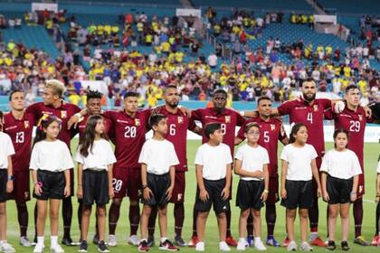 Los 11 titulares que disupuso el entrenador Rafael Dudamel en el empate frente a Ecuador