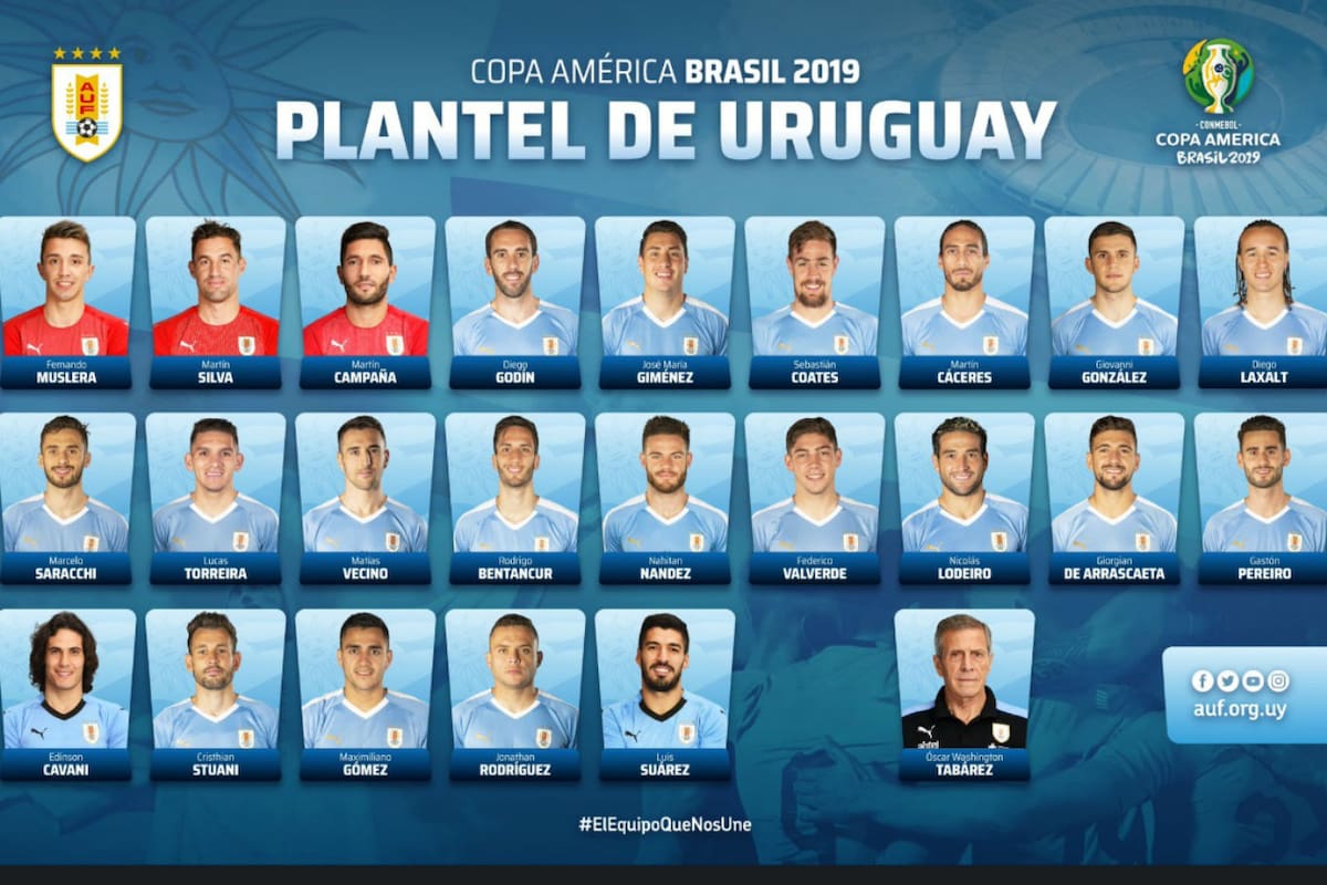 Los 23 elegidos por "el maestro" Tabarez