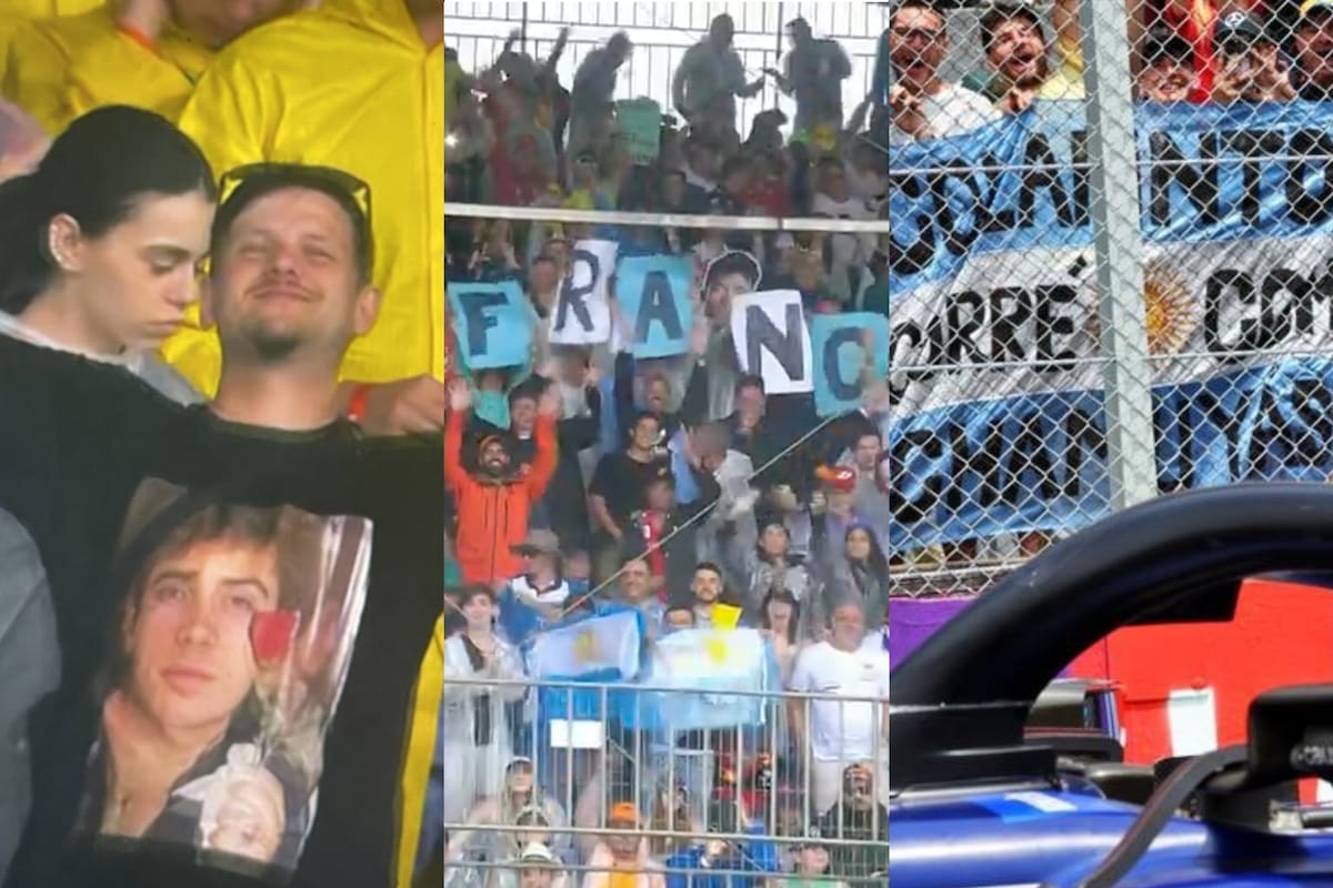 Los 5 momentos más divertidos de los fans argentinos alentando a Colapinto en Fórmula 1