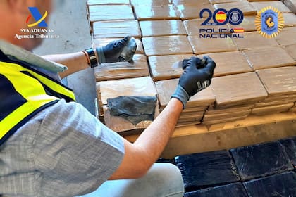 Los 510 kilos de cocaína fueron secuestrados en España después de una entrega vigilada
