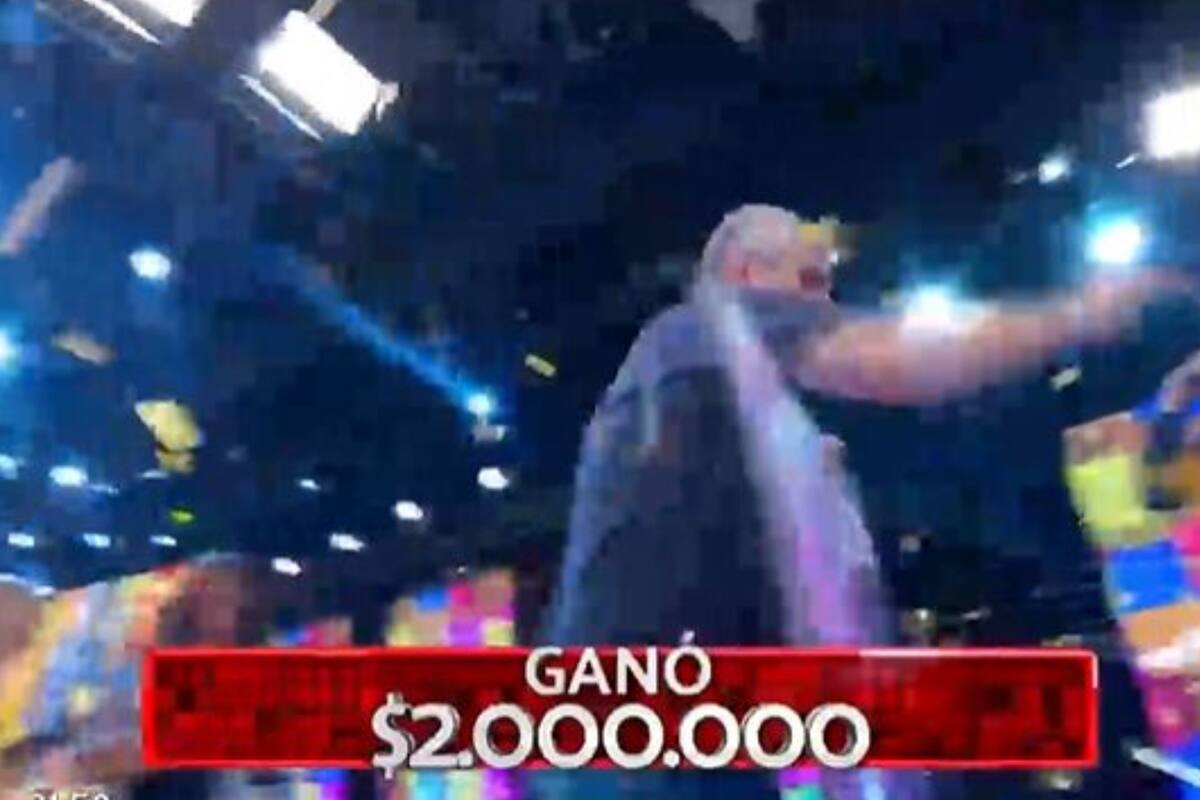 Los 8 escalones de los dos millones: ganó el premio y casi se cae de la emoción