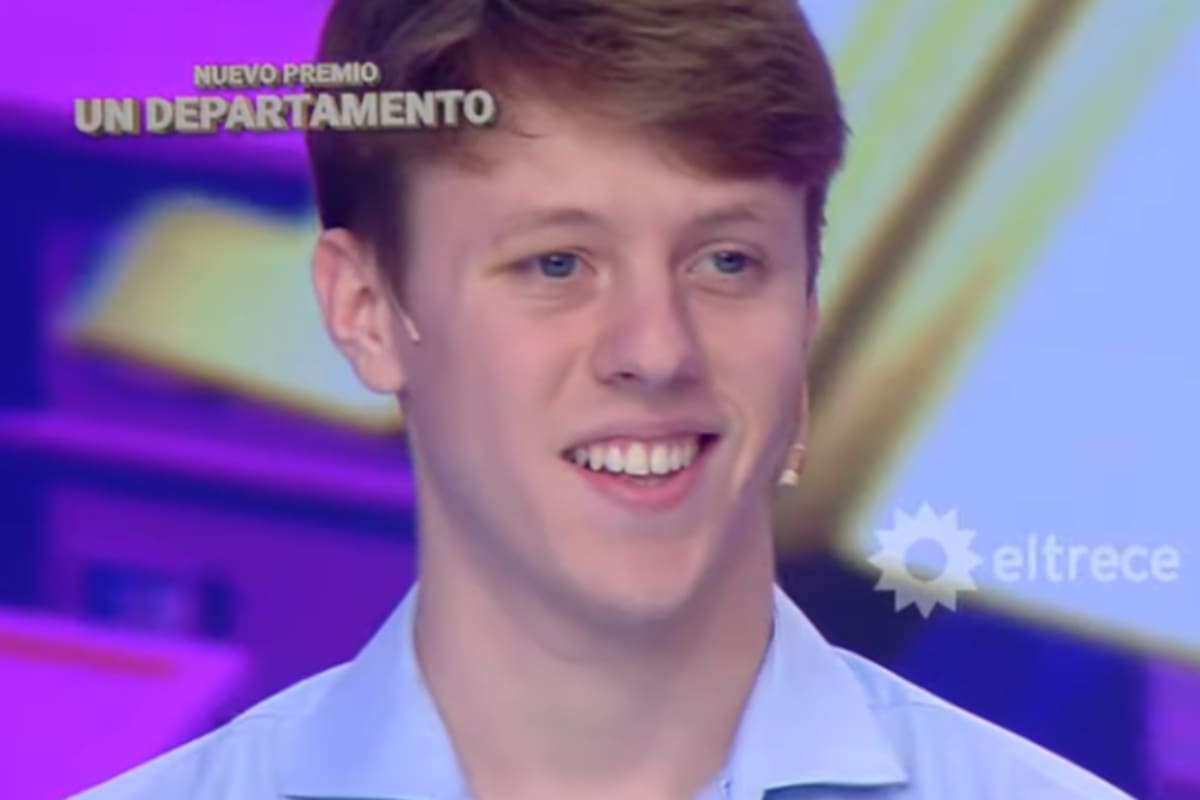 Los 8 escalones: Francisco se convirtió en el primer participante en conseguir la llave para competir en la final por el departamento (Foto: Captura eltrece)