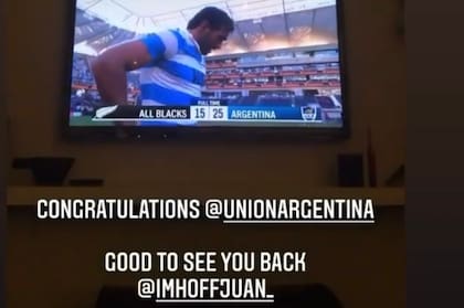El saludo de una leyenda de All Blacks: de Dan Carter para Juan Imhoff